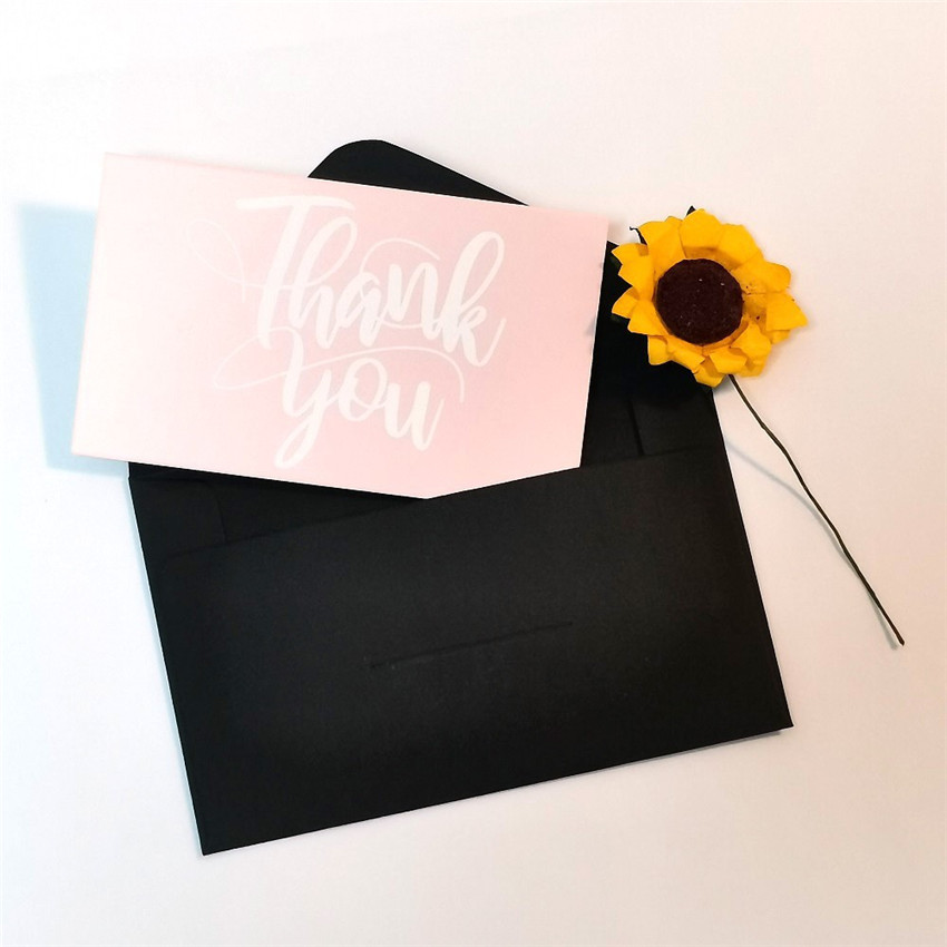 30Pcs/pack Flower thank you for supporting my small business card thank you card Baking cake package decor Wedding Party