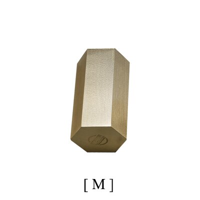 3 storlekar/guldljusstake för bröllopsfest middagsljusställ mässing heminredningsställ julbordsljusstake i metall pelare: M