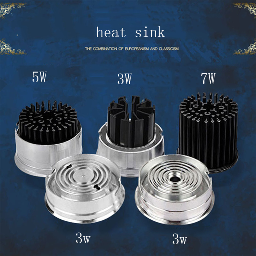 Europeisk luksuriøs diamantbesatt gullgirlander led-downlights 3w 5w 7w for gang, entré, spisestue, 220v innfelte lamper, spotlights
