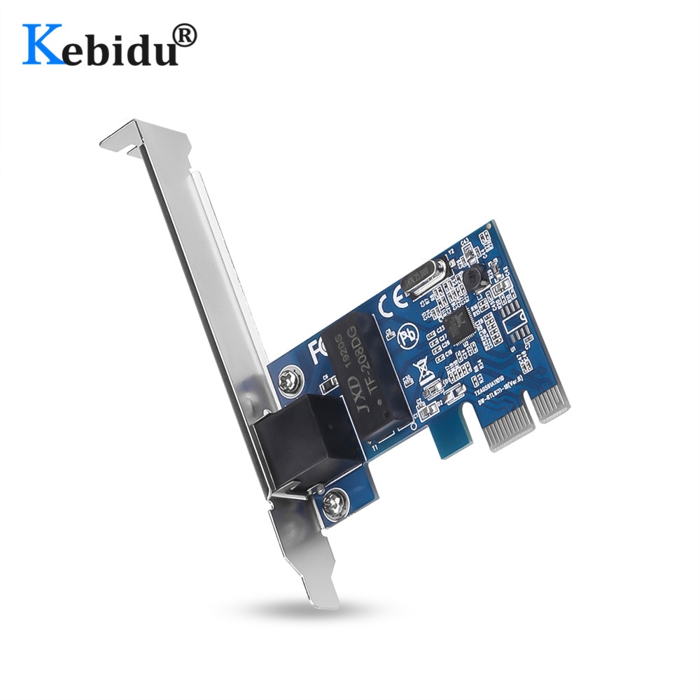 1 pièces PCI Express carte réseau PCI-E 1000Mbps Gigabit Ethernet 10/100/1000M RJ45 adaptateur LAN convertisseur pour ordinateur de bureau