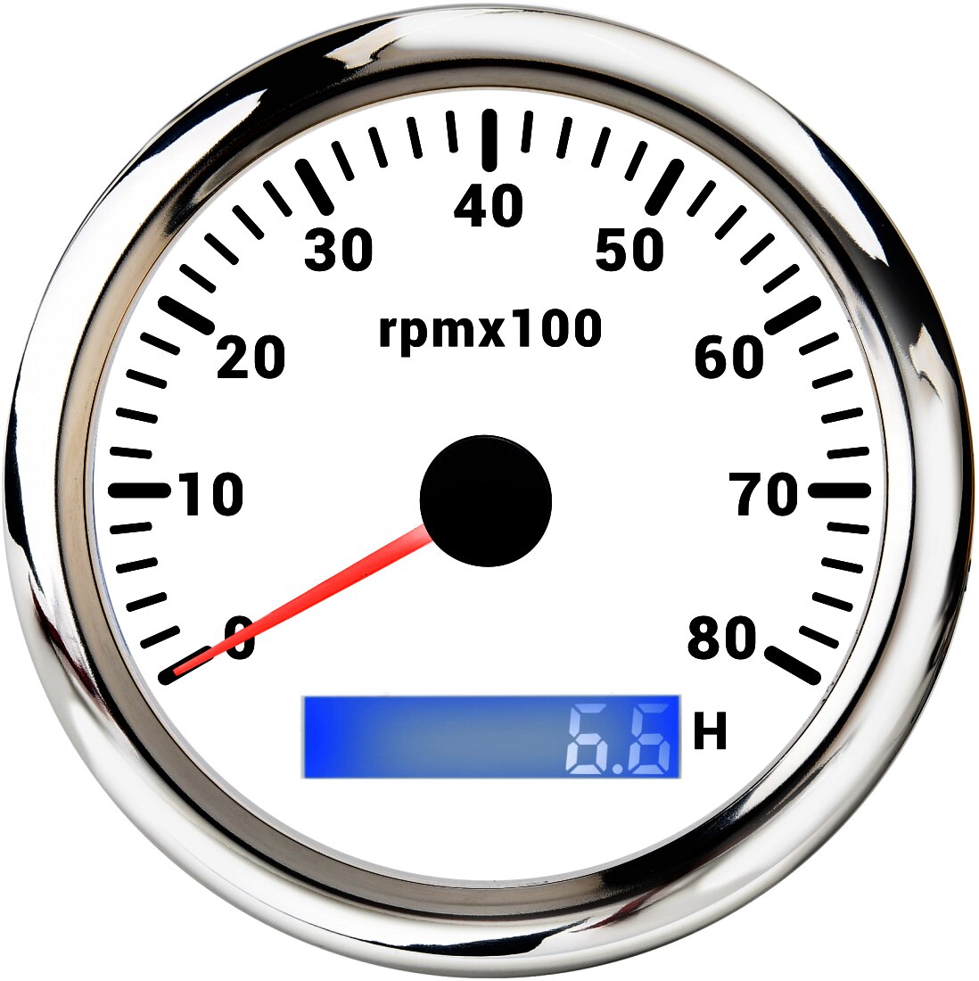 7 kolorów podświetlenie 85mm Marine Tacho metromierz 3000-8000RPM zaburtowy licznik Tacho metromierz z Hourmeter dla samochodów ciężarowych: WS 8000RPM