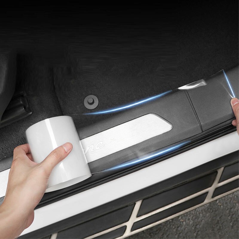 Universal Car Anti Collision Side Door Edge Guard Door Sill Scuff Plate Protection Sticker Strip Styling Mouldings Accessories