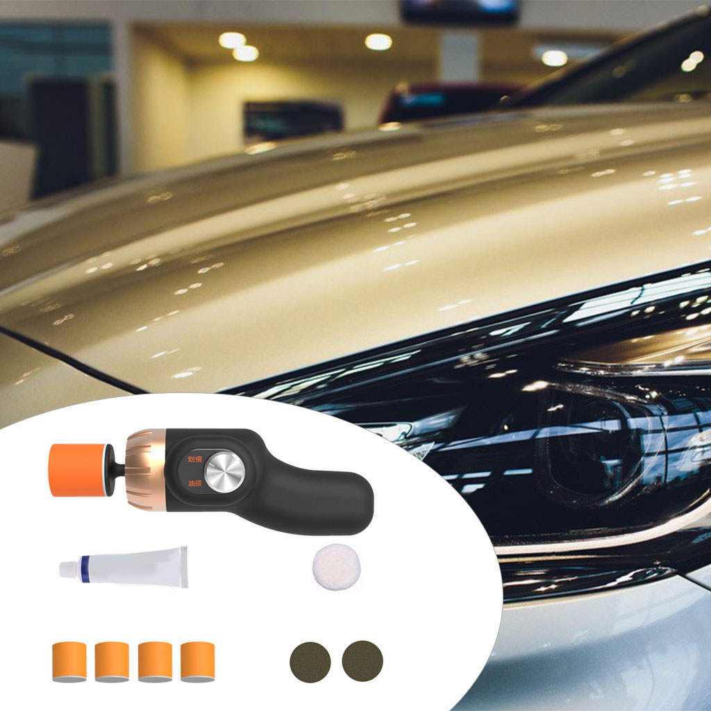 Cordless Mini Buffer Polisher Sander Wax Machine Sandpaper Repair Disc Automobile Polishing Machine: Variable Speed