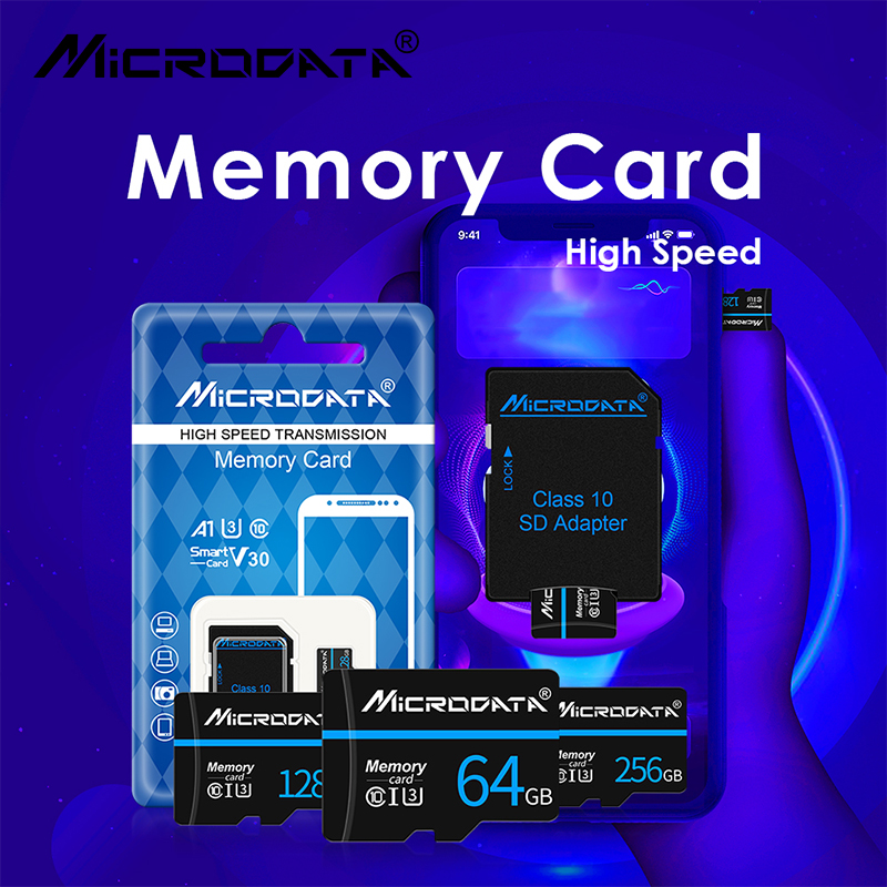 High Speed Flash Memory Mirco TF SD Card 256GB 128GB 64GB 32GB 16GB 8GB 4GB Class 10 U3 mirco Cartao De Memoria for Smartphone