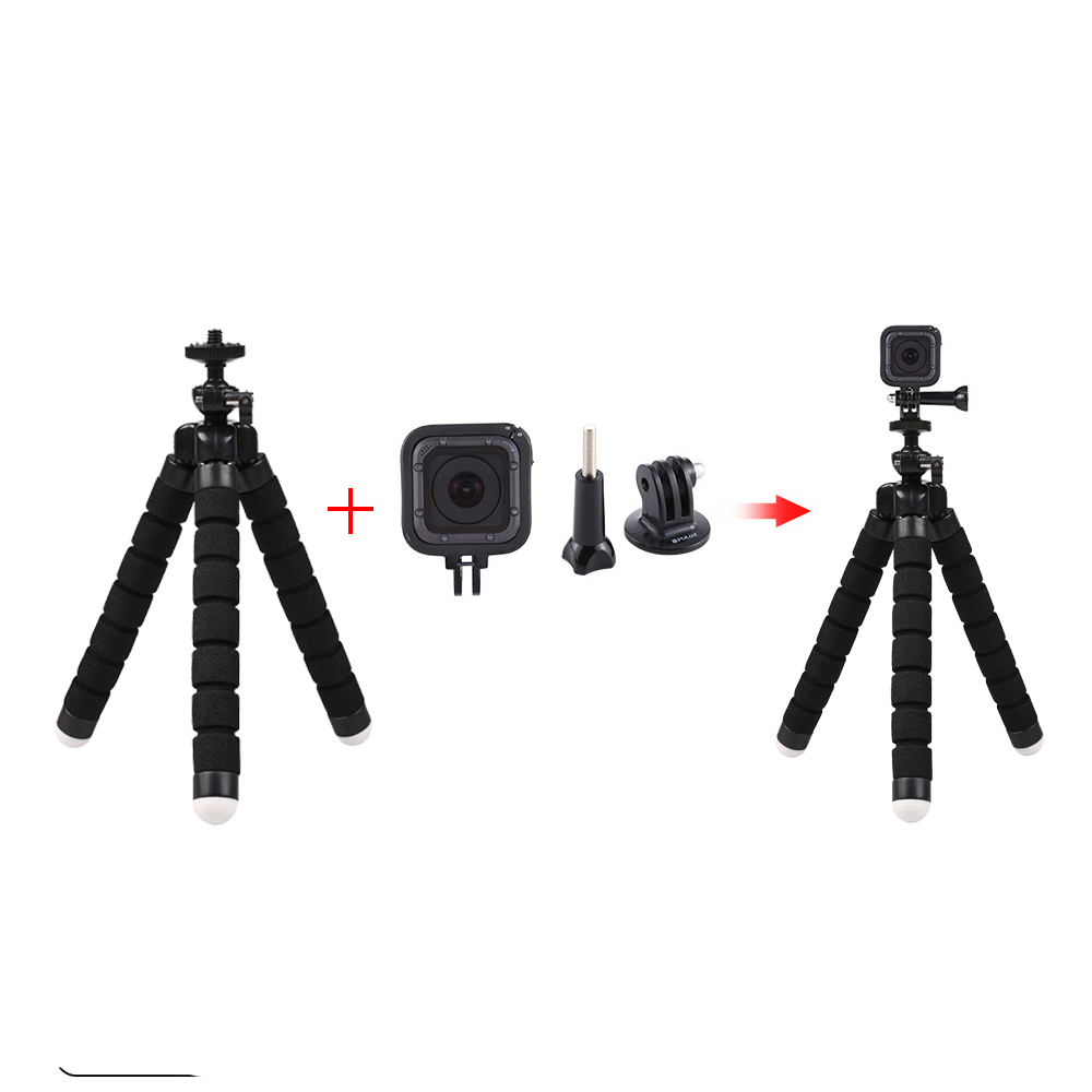 Universal- Moblie Telefon Clip Halterung Halfter Halterung Stativ Einbeinstativ Stehen für Smartphone Kamera Stativ Adapter