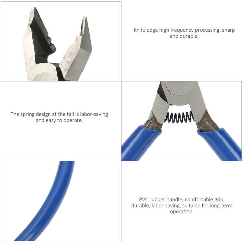 6inch E Type Arc Head End Cutting Nipper Diagonal Plier Side Cutter Hand Operated Tools Diagonal Cutting Pliers