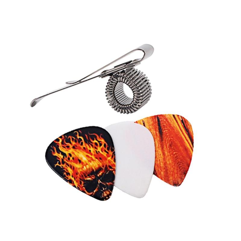 Guitar Pick Multi-function 1pc LCD Display Digital Clip-on Guitar Tuner Rotating Ukulele Bass Violin Tuners