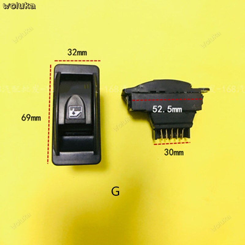 Universal- modifizierte Auto glas heber schalter fenster Geschmack schalter Energie fensterheber schalter hoch und unten Geschmack CD50 Q04