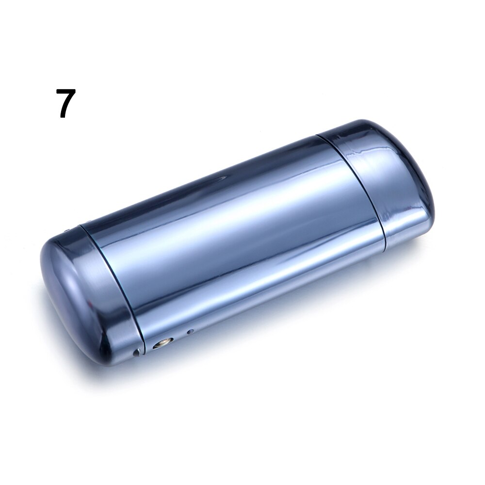 FINTIE Slanke brillenkoker voor dames en heren, metalen brillenkoker met reinigingsdoekje voor leesbrillen, Zwart, S