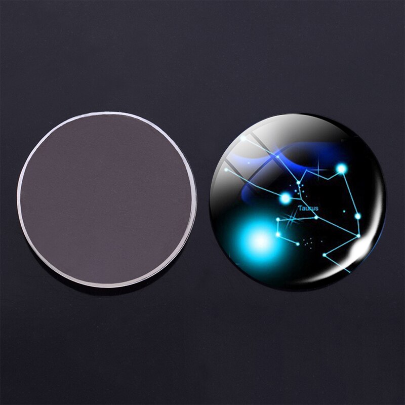 12 sterrenbeeld koelkastmagneet dierenriem glas bol rond magnetische koelkaststickers koelkastmagneet huisdecoratie: Stier