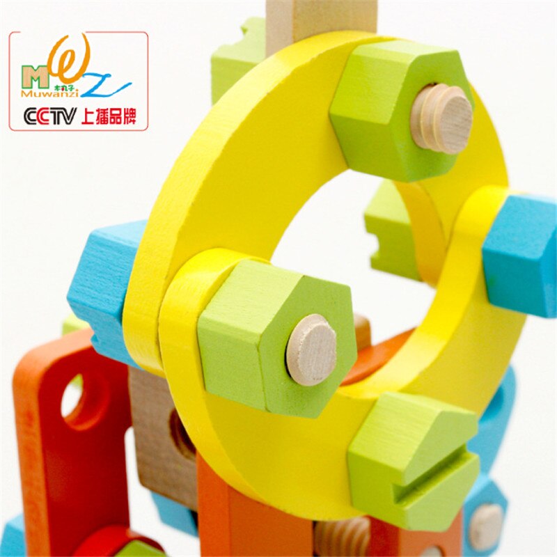 Bolt and Nut combined toy,disassembly and assembly Wooden toys,multifunctional disassembling and assembling Wooden Toy