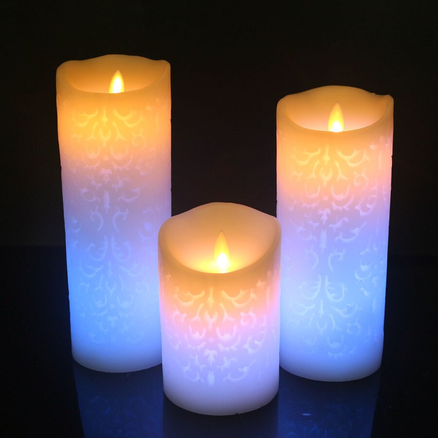 Color Change Gradient LED Candles Remote Control E... – Grandado