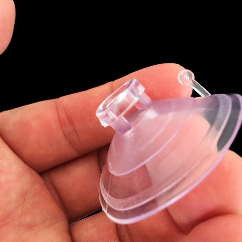 10 stuks 4cm transparante zuignappen met knopvormige paddenstoelkop, transparante zuignappen voor bruiloften