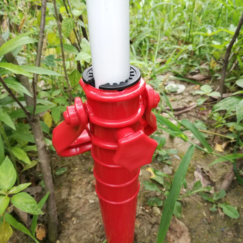 Solstrand fiskestativ regnutstyr hageterrasse parasoll bakkeanker pigg paraply strekkstativholder 1 stk