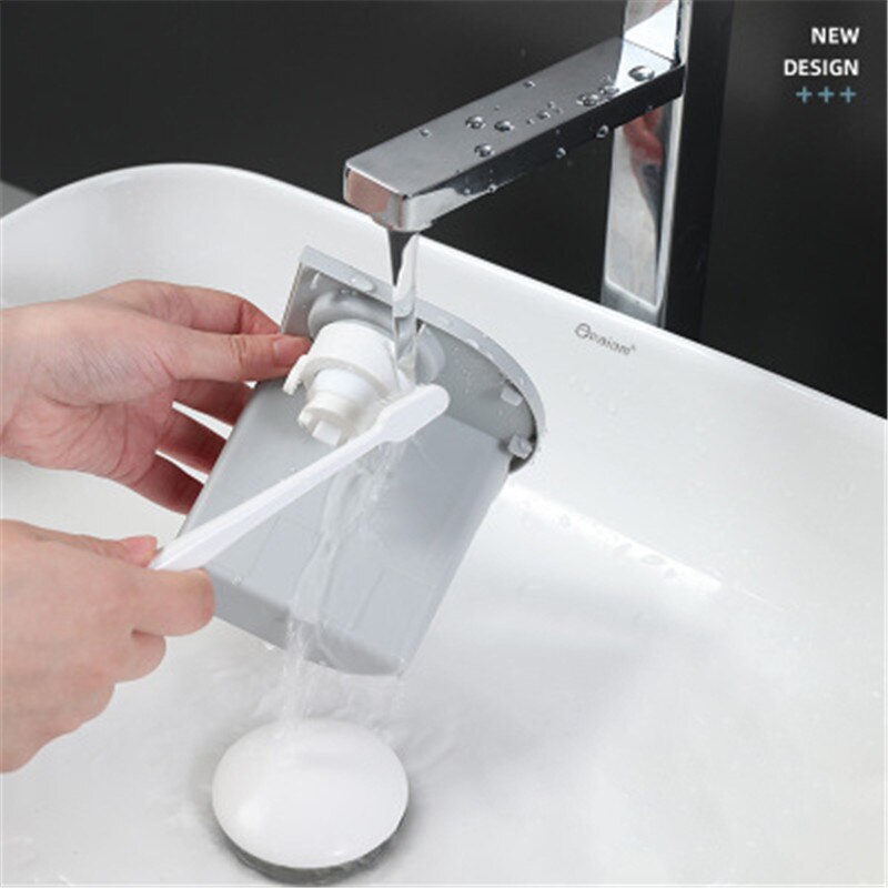 Magnetic Adsorption Inverted Toothbrush Holder Double Automatic Toothpaste Squeezer Dispenser Storage Rack Bathroom Accessories