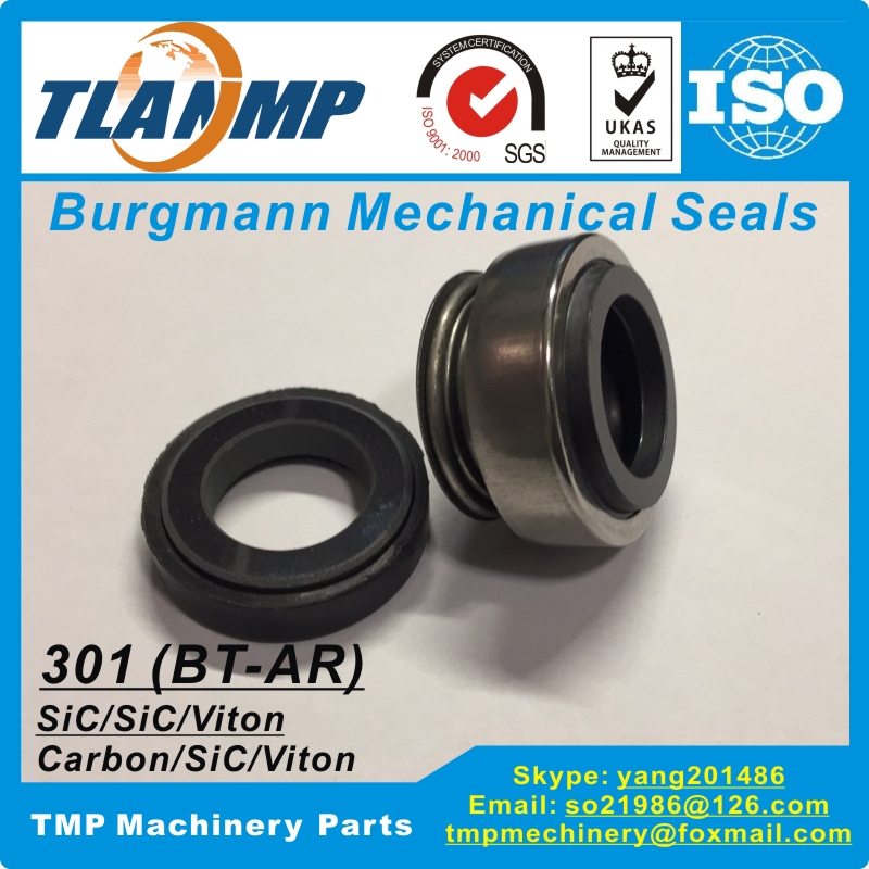 301-25L (BT-AR-25L) , 301-25 L, soffietto in gomma TLANMP Tenute Meccaniche (d3 = 47 millimetri, d7 = 50mm)| Equivalente a Burgmann Sigilli BT-AR