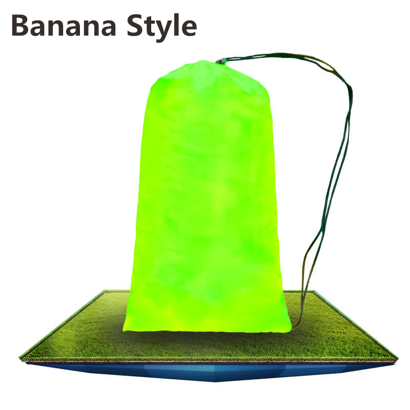 Ultra Light Sleeping Bag Air Sleeping Bag Lounger Laybag Lazy Bag Air Lounger Sofa Inflable Air Chair Camping Sleeping Bag: Fruitgreen Banana