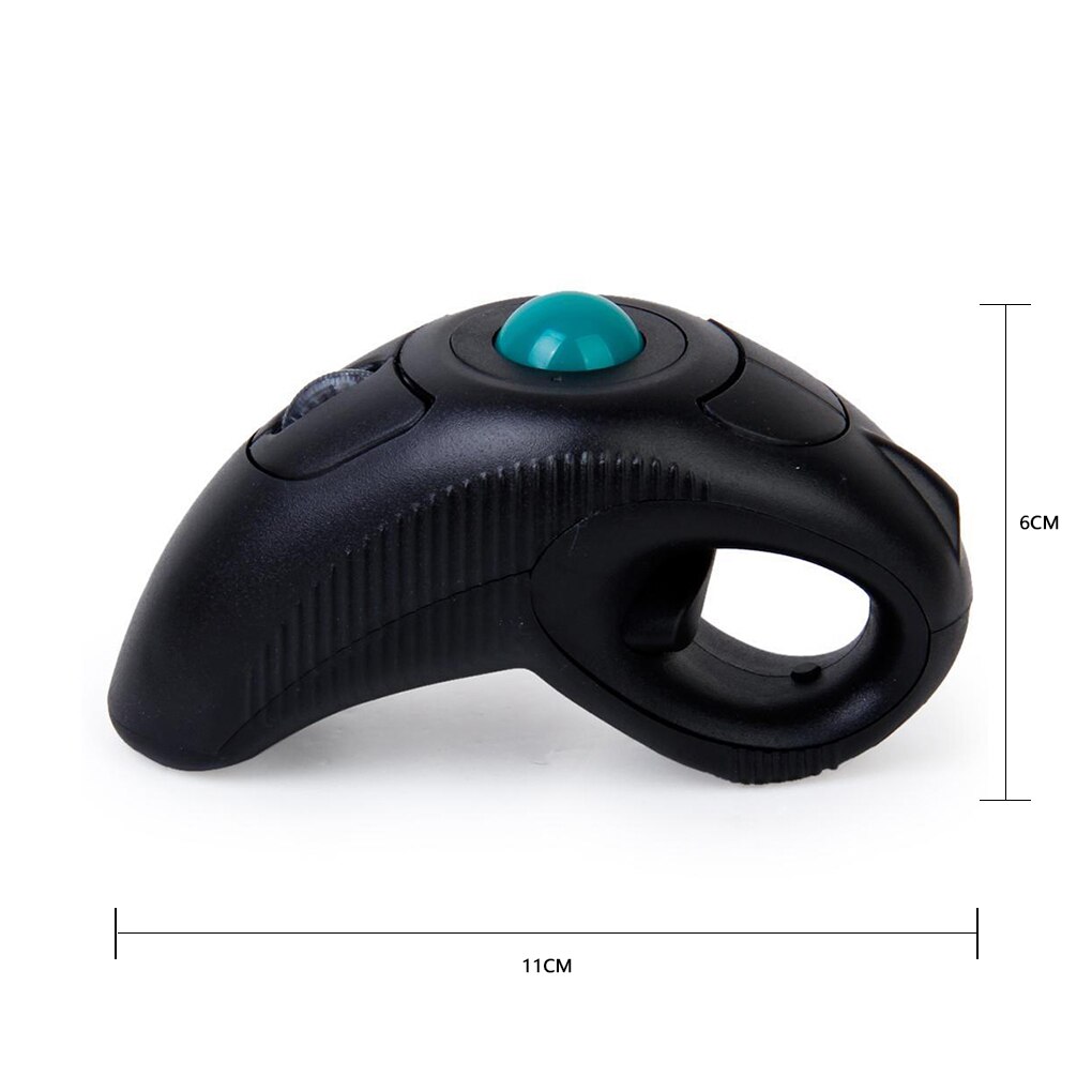 Digital 2.4GHz Wireless Trackball Mouse Ergonomic Finger Using Track Ball Mouse Handheld Optical Mice for Android TV PC