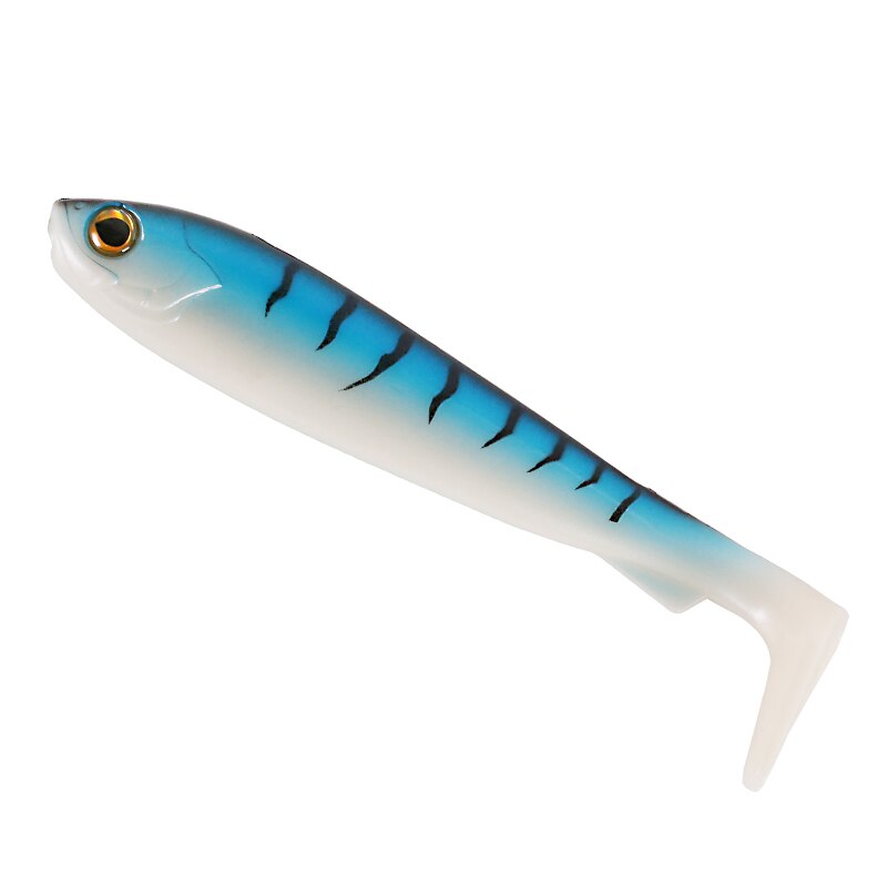 Royaume PADDLE alose leurres de pêche 160mm 39g appâts souples PVC corps souple alose leurre pour brochet nagappât eau salée bar pêche Wobblers: 8804-5