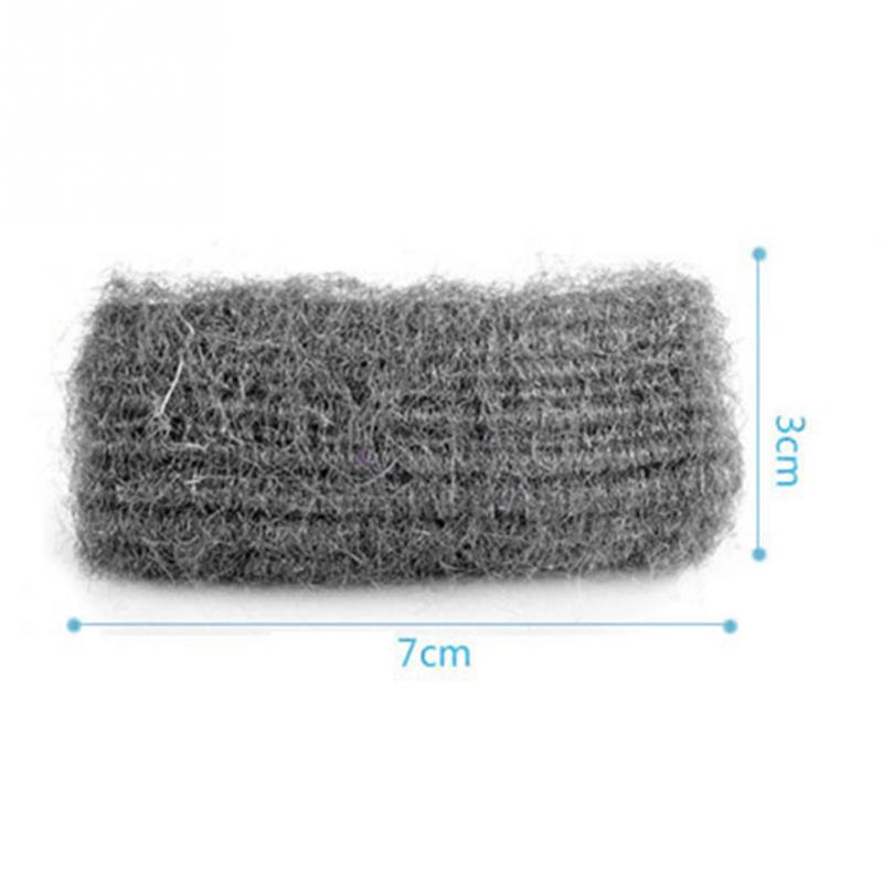 12 stks/partij Spons Metal Mesh Super Wasmiddel Tool Keuken Staalwol Ontvetten Schoonmaken Tool Pot Borstel Magic Cleaner