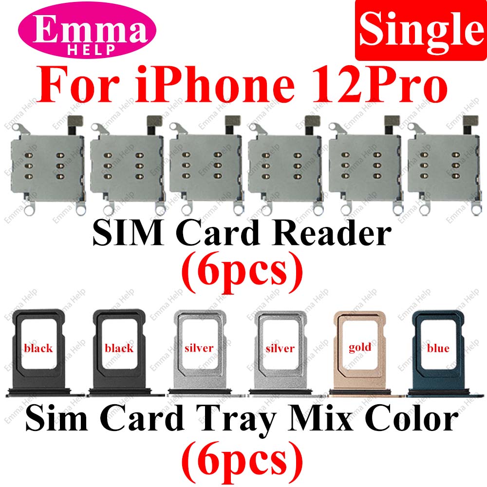 12 Stück Single-SIM-Kartenleser-Anschluss biegen kabel für iPhone 13 12 11 14 Profi Max XR Dual-SIM-Karten fach Steckplatz Halfter Adapter: Schwarz