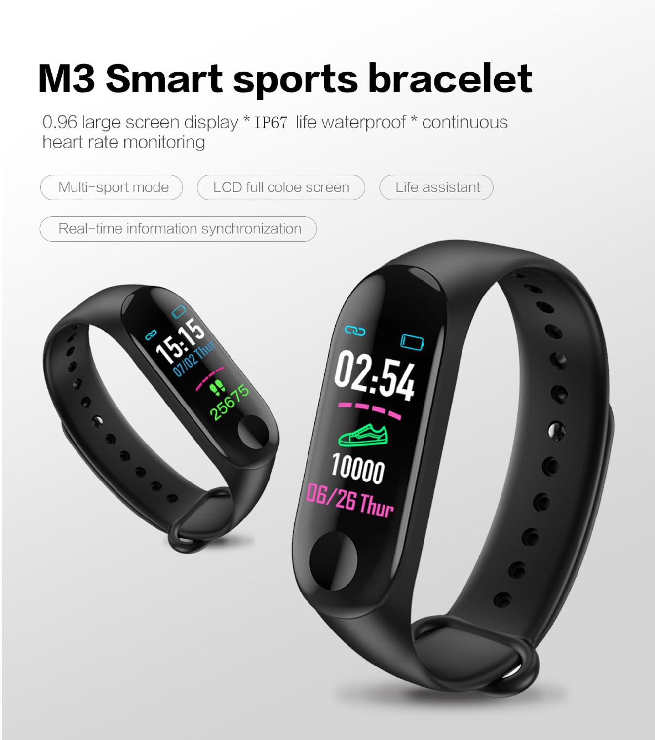 KARUNO Smartwatch Männer Frauen Blutdruck Armbinde Fitness Tracker Clever Band Sport Uhr für iOS Android Clever Uhren