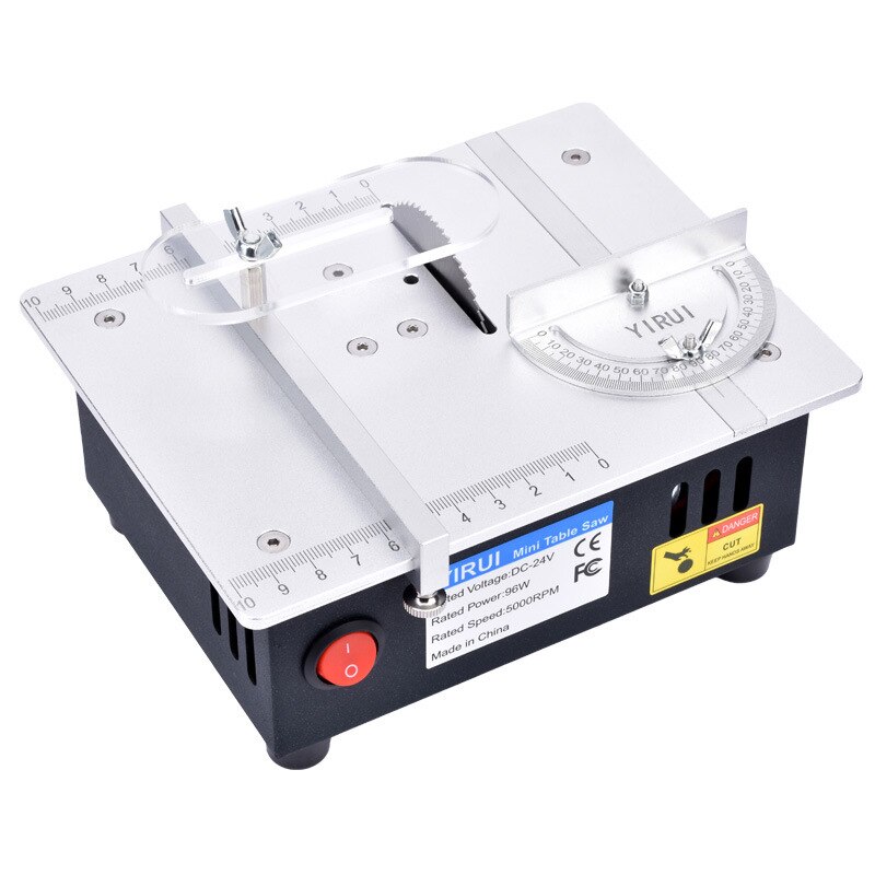 S2 desktop miniature table saw aluminum alloy mini small table saw DIY small cutting machine