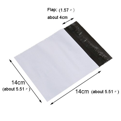 50 st plast kuvertpåse bud förvaringspåsar självhäftande plast express poly postpåsar brevpapper kuvert: 50 st 14 x 18cm