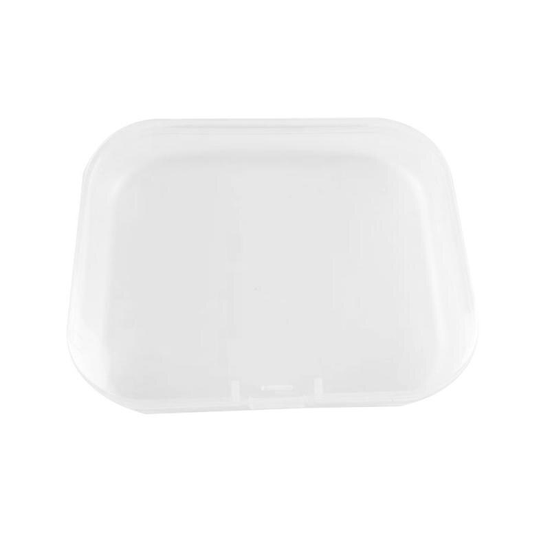 Square Small Mask Storage Box Compact and Easy to Carry on The Palm Plastic Box for Temporary Storage of Oronasal Mask: 1pcs