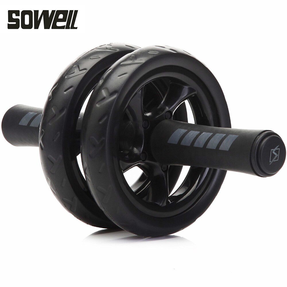 Ab Roller Gym Roller Trainer Training Muscle Exercise Equipment Home Fitness Equipment Double Wheel Abdominal Power Wheel: Default Title