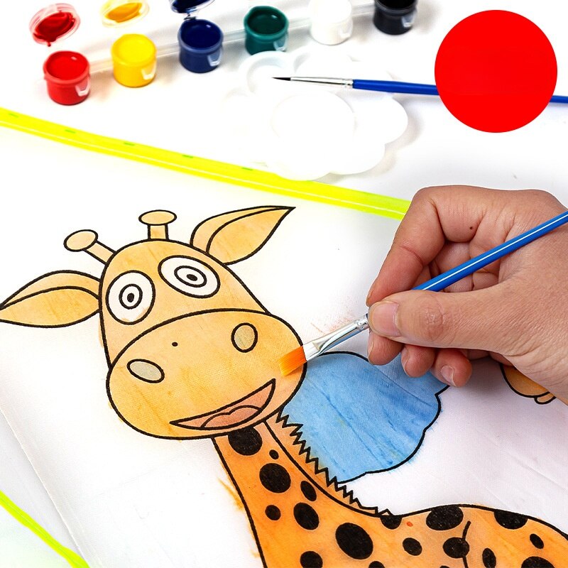 Hand bemalt Blank Kite Kinder Handgemachte Diy Kindergarten Malerei Graffiti Material Paket Cartoon Kite Delta Kite Drachen