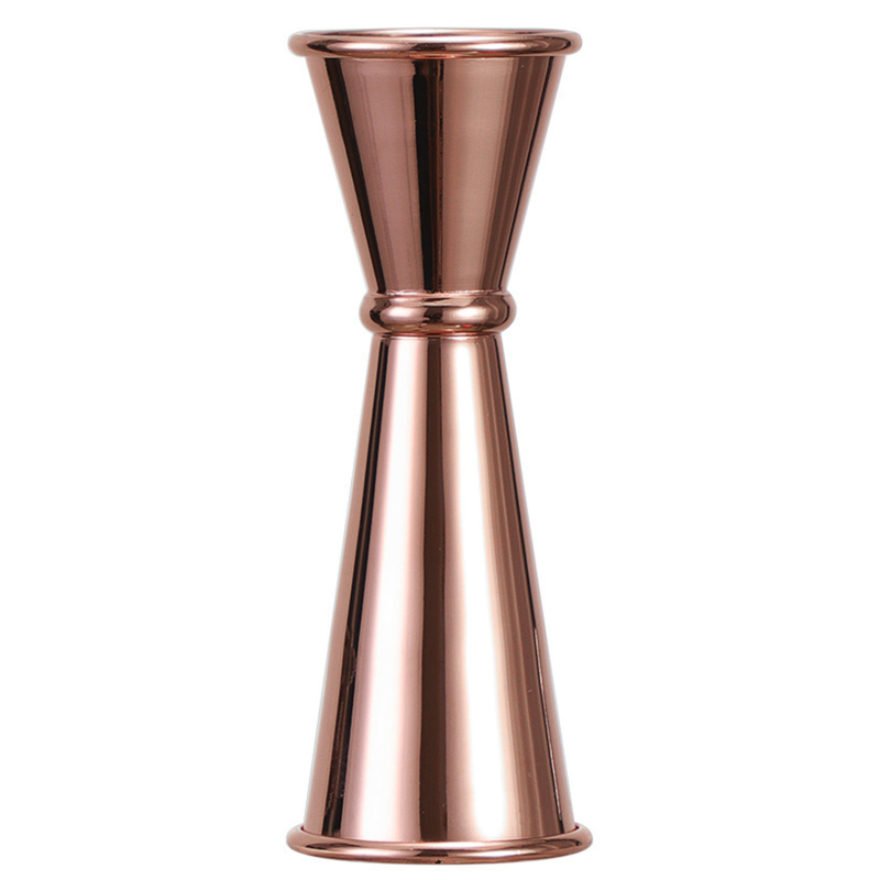 cocktail scala tazza oncia tazza sbarra accessori cucina in acciaio inox doppia testa misurino barista misura Jigger per sbarra: rosa oro 30 60ml