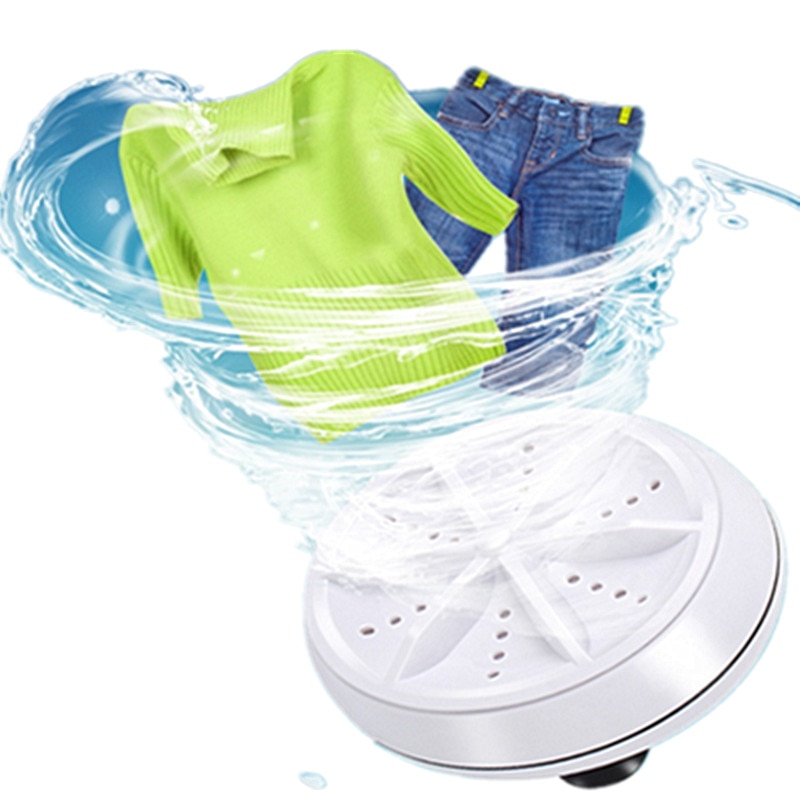 Portable Mini USB Washing Machine Easy Operation Personal Rotating Turbine Washer Suitable For Travel Home Business Trip