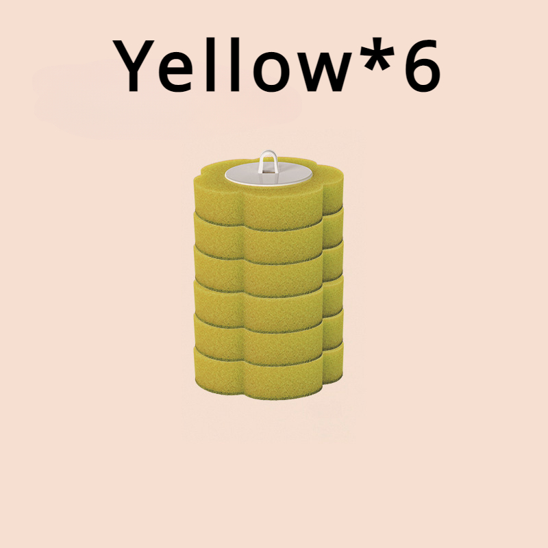 1 sett engangs toalettbørste engangs toalettbørstehoder påfyllingserstatning uten døde hjørner baderomsrengjøringsbørste: Grønn