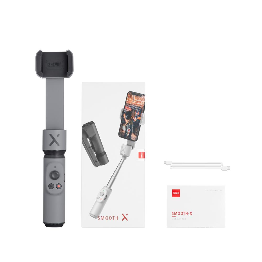 Zhiyun smooth x selfie stick stabilisator mobiltelefon telefonholder gimbal smartphone stativ til telefon håndholdte gimbals cell mobil