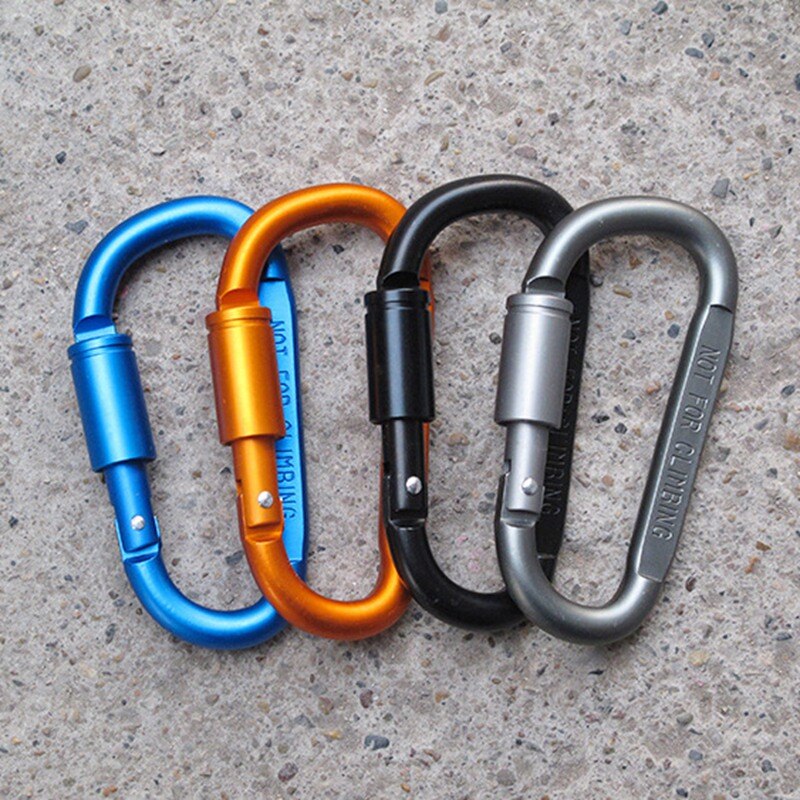 1pc wspinaczka karabińczyk metalowy wspinaczka górska 4 kolor hak sprzęt robić wspinaczki karabińczyk na klucze uchwyt na sprzęt sportowy
