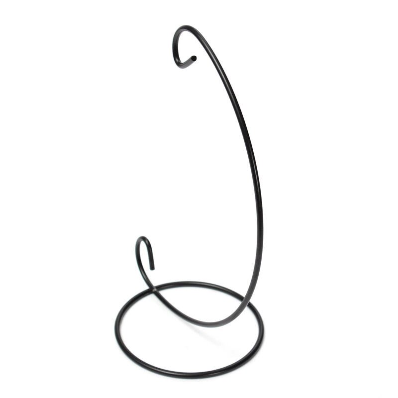 Porte-bougie en fer forgé, cadre Micro paysage, lanterne, support suspendu de cabine, porte-bougie de mariage romantique, chandelier: Black