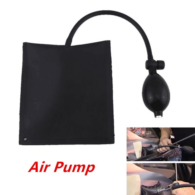 Zwarte Auto Raam Deur Pump Wedge Airbag Opblaasbare Open Entry Hand Repair Tool