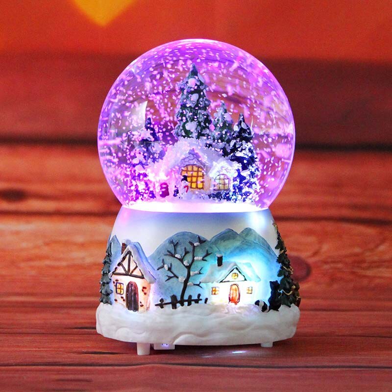 Christmas Snow Globes Santa Musical Box with Danci... – Grandado