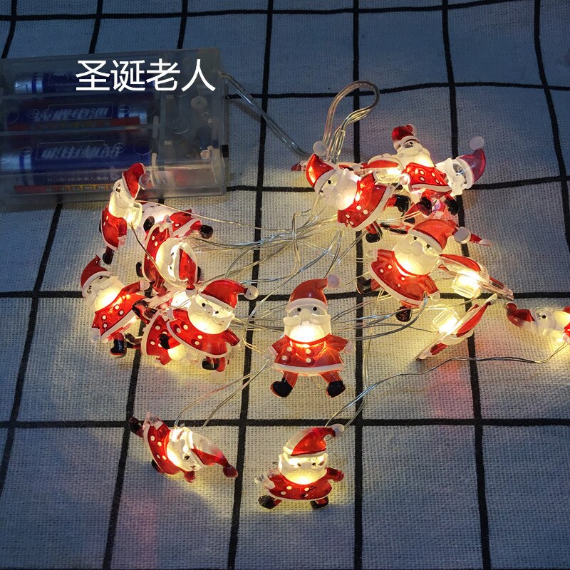 Led string lights Christmas decoration deer snowman pumpkin ghost snowflake Christmas tree copper string lights