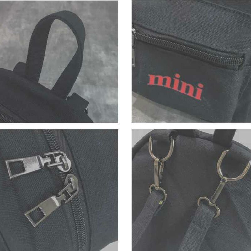 Rugzakken Vrouwen Kleine Streetwear Multifunctionele Brief Print Schoudertassen College Anti-Diefstal Tiener Chic Ulzzang Koreaanse Stijl