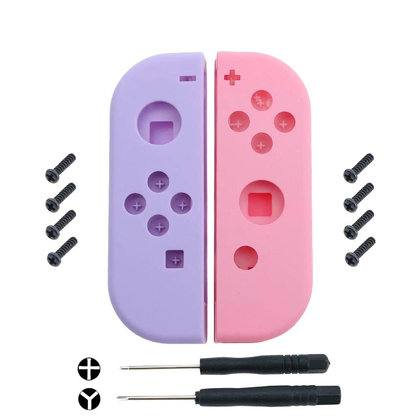 1 Pair Controller Kit di Riparazione Alloggiamento Della Copertura Borsette per il Caso di Nintendo Interruttore Joy-Con FAI DA TE In Plastica di Copertura Controller Cacciavite vite: B-A