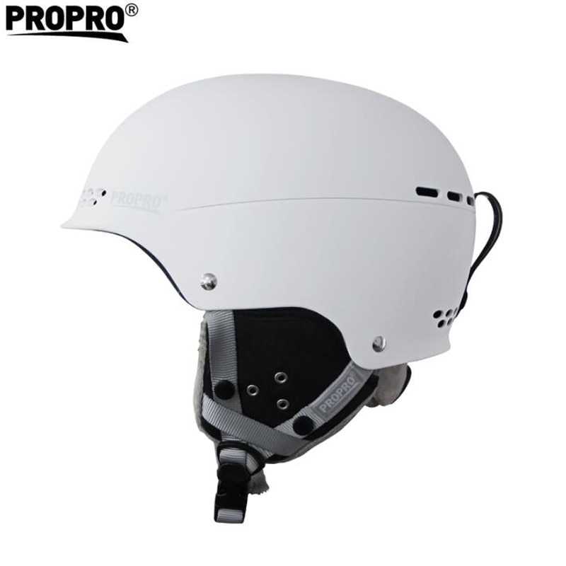 Homem/mulher capacete de esqui inverno de pelúcia snowboard capacete skate máscara de patinação moto ciclismo escalada esporte segurança, PROPRO-011