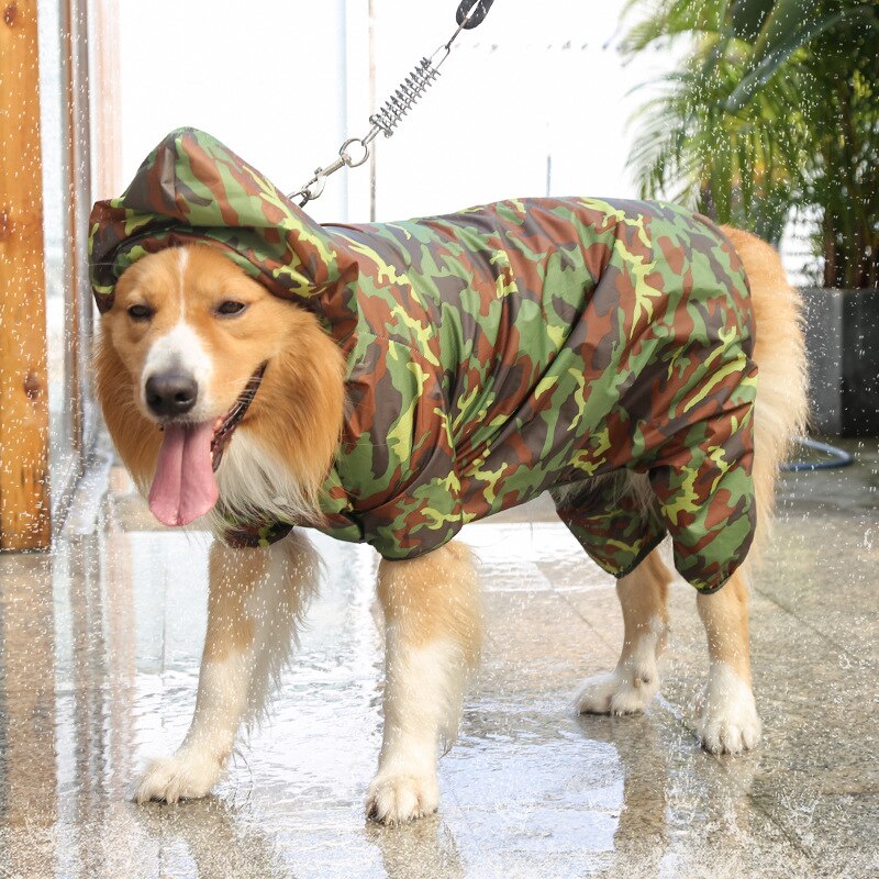 Manteau de pluie à quatre pattes pour chien, imperméable, réfléchissant, respirant, pour l&#39;extérieur, 3XL-6XL: 5XL