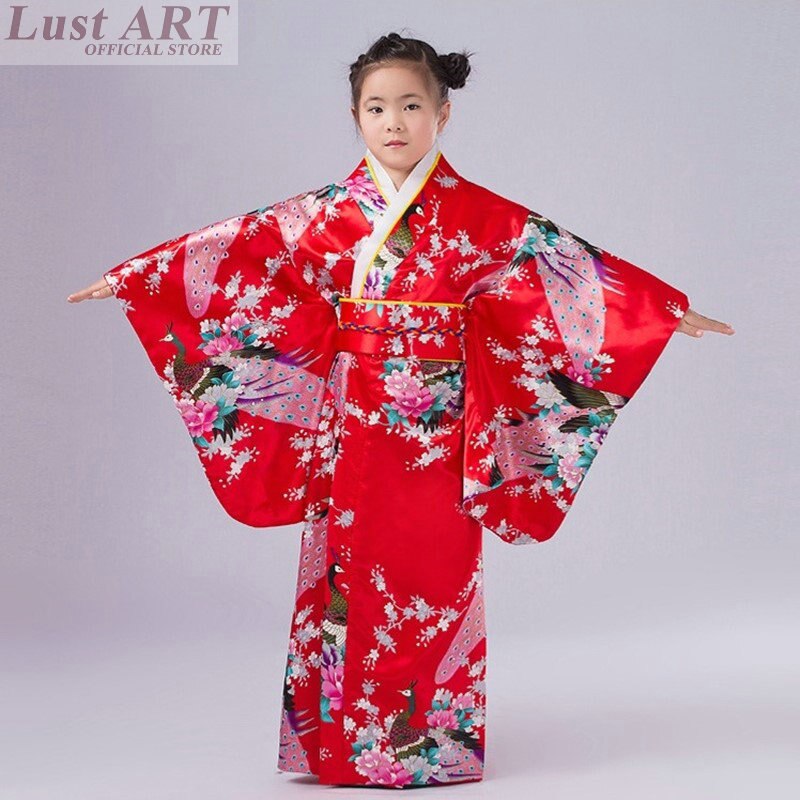 japanse kimono kinderen kind kimono kostuum japanse kleding kimono traditionele japanse kleding AA077: 4 / M