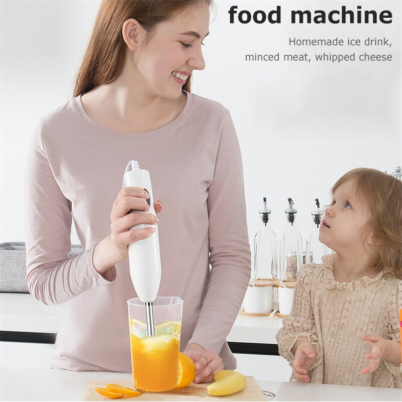 Household Electric Blender Multi function Food Processor Mixer Portable Kitchen Whisk Beaker Juicer Milkshake Maker Blender