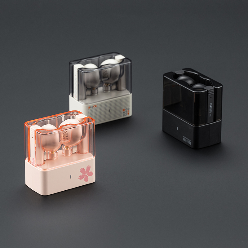 MOONDROP BLOCK High Semi in ear Flath ead Earbuds Bluetooth V5.4 13mm Bass-Enhanced Dynamic Driver Touch Operation