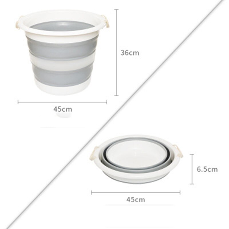 Foldable Bucket 30L Household Bucket Thickened Lar... – Vicedeal