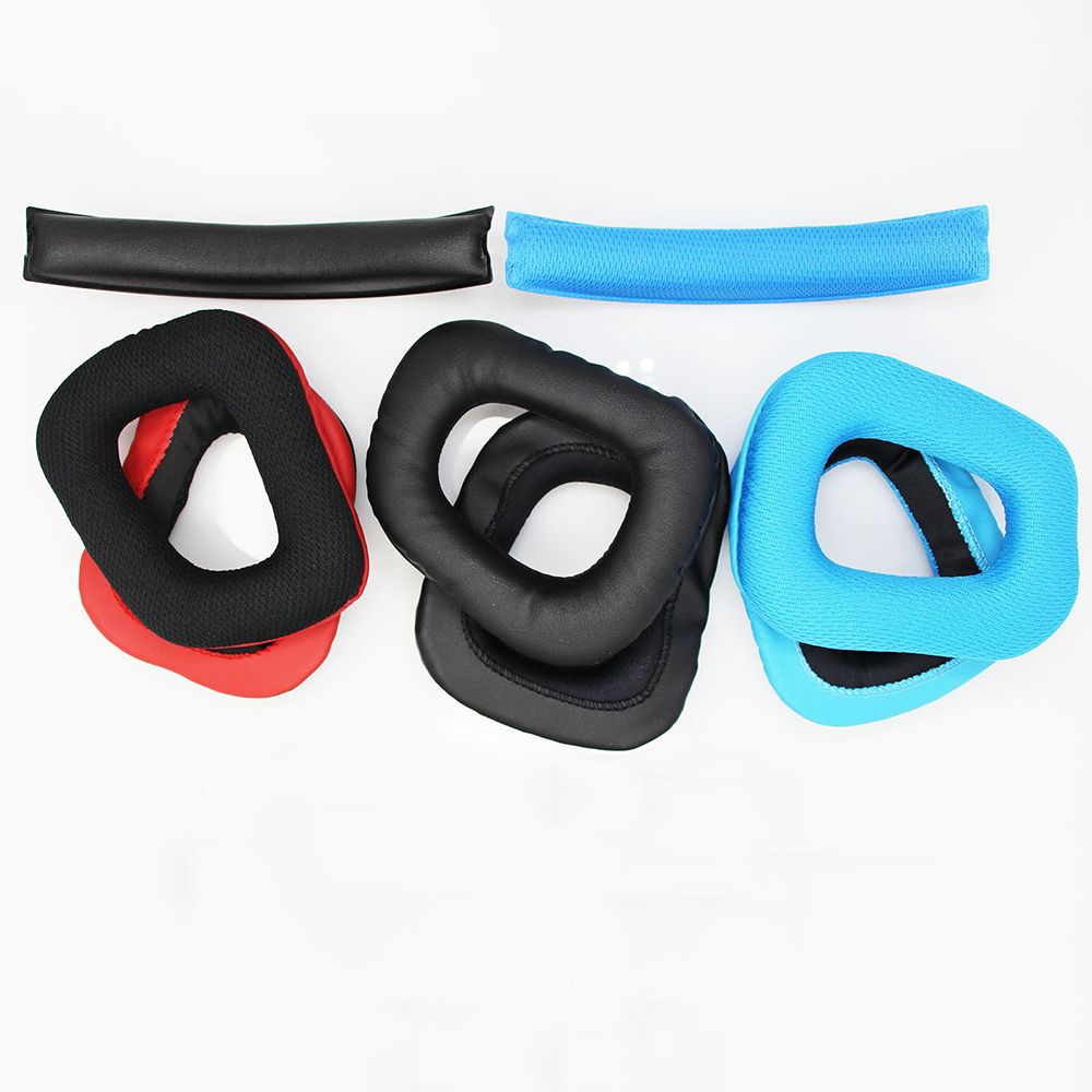 Ohr polster Kissen Muff Cap Beam für Logitech G35 G930 G430 F450 Headset Kopfhörer Schwamm Kopf Beam Bridge Träger Pad
