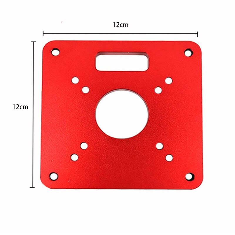 Aluminum Plate for Router Woodworking Workbench Joinery Tool Carpentry Tools Planer Woodworking Work Multifunctional tools